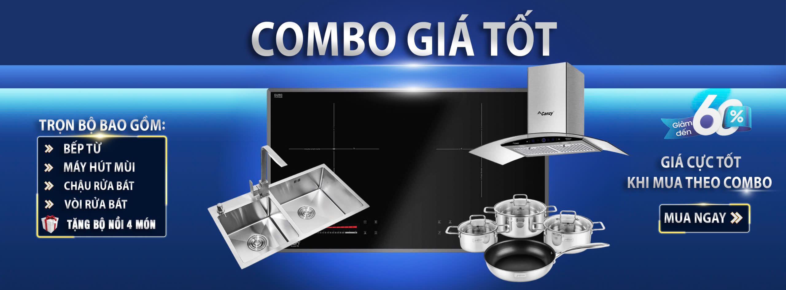 Combo Bếp Từ Giá Tốt Chào Hè 2022