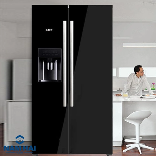 Tủ lạnh Kaff KF SBS600GLASS