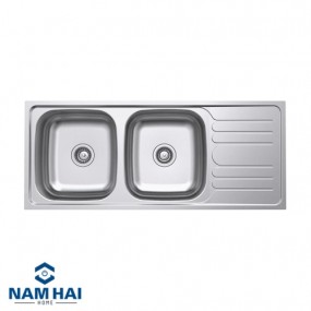 CHẬU INOX HAFELE HS20-SSD2R90