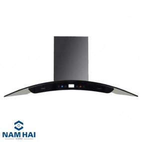 Máy hút mùi kính bếp kính cong 9 tấc dòng cảm ứng cao cấp KAFF KF-GB902